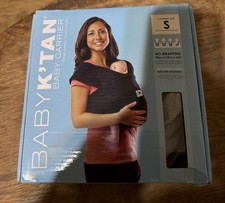 Baby K'tan Original Baby Carrier, Heather Grey, Size Small