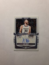 Jay Huff 2024-25 Donruss Optic Signature Series Auto #SS-HUF Memphis Grizzlies