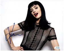 Krysten Ritter Signed Autographed 8x10 Cute Black Knit Dress Photo
