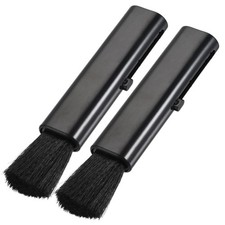 2Pcs Computer Cleaning Brush Tool Soft Bristle with 3.6 Inch Plastic Handle