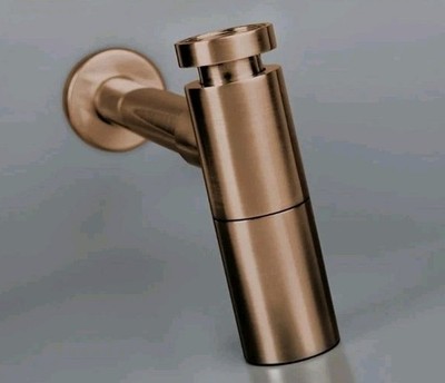 COCOON MSN-50 Luxury Basin Siphon in AISI 316L Marine-Grade Stainless Steel NEW 