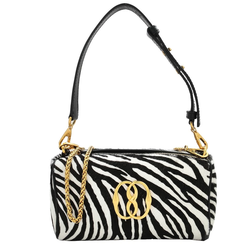 Bally Emblem Rox Logo Plaque Leather Shoulder Bag WAM02U-I013O