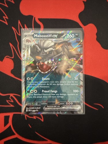 Mabosstiff ex 086 Holo Promo Scarlet & Violet Promo Pokemon Holo Near Mint