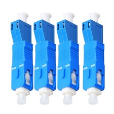 4 Pack Single Mode 9/125Um SC/UPC Male to LC/UPC Female Optical Fiber3198