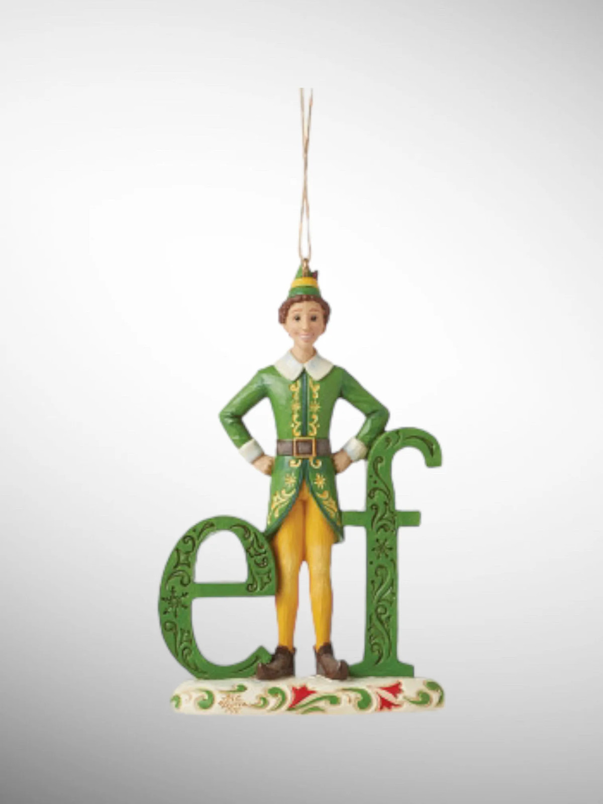 Word G Sign Jim Shore Elf - Buddy the Elf Word Hanging Ornament | eBay