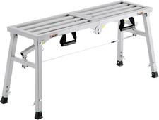Adjustable Portable Folding Scaffolding Platform - 400 Lbs Capacity