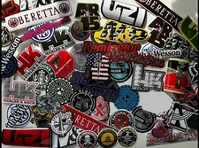 GUN Sticker Set 20 Heckler KOCH Decals Colt Beretta Keltec Ruger 511 Hunting FCS