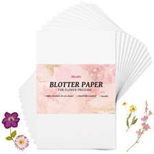 20 Sheets Blotting Paper for Flower Press, A4 15x10" Highly Absorbent Craft Supp