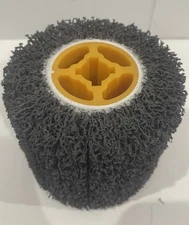 4.5"x 4" Abrasive Drawing Wheel Surface Conditioning Tool 40 Grit Wire Drum