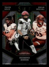 2022 Panini Select Draft #SC-CIN Ridder / Deguara / Kelce Rookie Cincinnati