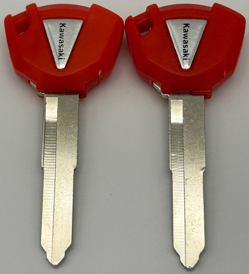 2 llaves en blanco Kawasaki 1981-1982 305 CSR 1987+ Eliminator 125 ZL 1983+ GPZ 305 Foto 3 de 3
