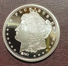 One-ounce silver rounds composed of .999 fine silver. (New One Day Only Price)