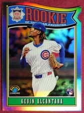 2025 Bowman Chrome Rookie of the Year Favorites #ROY-15 Kevin Alcantara Cubs