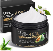 Urea Cream 40 Percent for Feet Maximum Strength Plus Salicylic Acid 2 ,Foot Crea