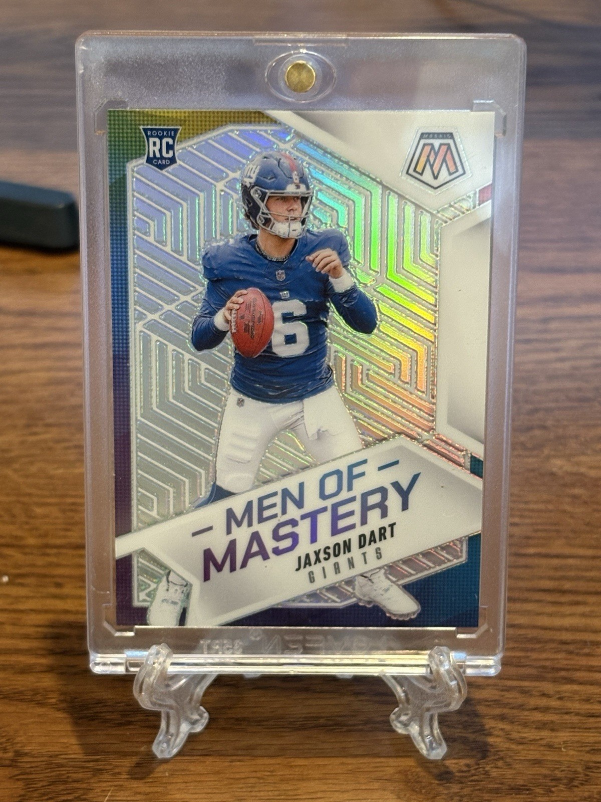 JAXSON DART 2025 Mosaic Men of Mastery #20 Silver Prizm RC NY Giants Rookie QB!