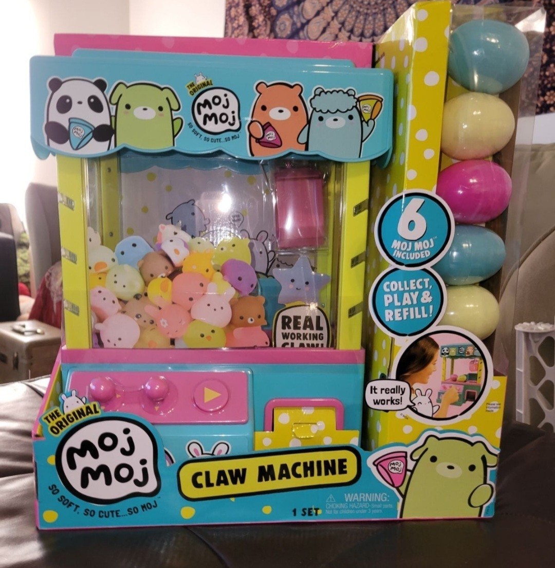 Moj Moj el Original Juguetes Squishy Máquina de Garras Juego Nuevo En Caja
