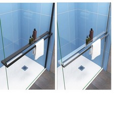 800-1400mm Towel Rail Rack for 8mm Glass Bathroom Walk In Shower Enclosure Panel