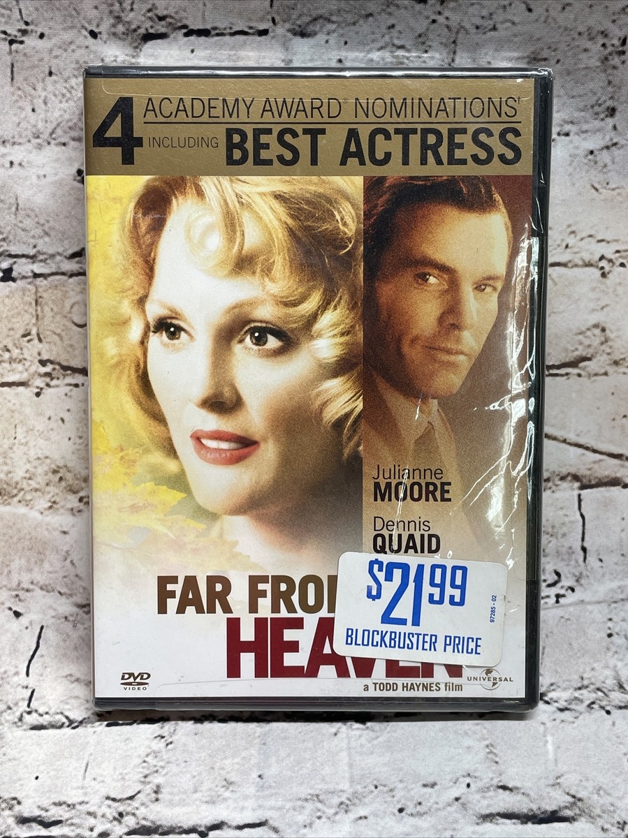 Far from Heaven DVD 2003 Widescreen Julianne Moore Dennis Quaid new sealed