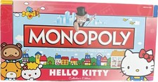 Hello Kitty Monopoly 2010 Collectors Edition Hasbro Board Game NO TOKENS
