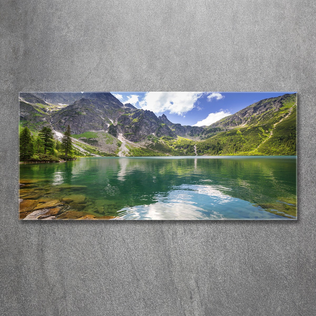 Tulup Tableau Sur Verre Trempé mage 50x100 - Montagnes Russes | eBay