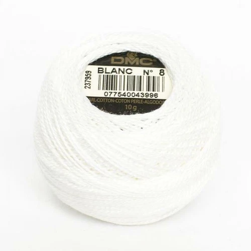 DMC Pearl 8 (coton perle) 45m (49yds). Price is for 1 ball, select your colours.