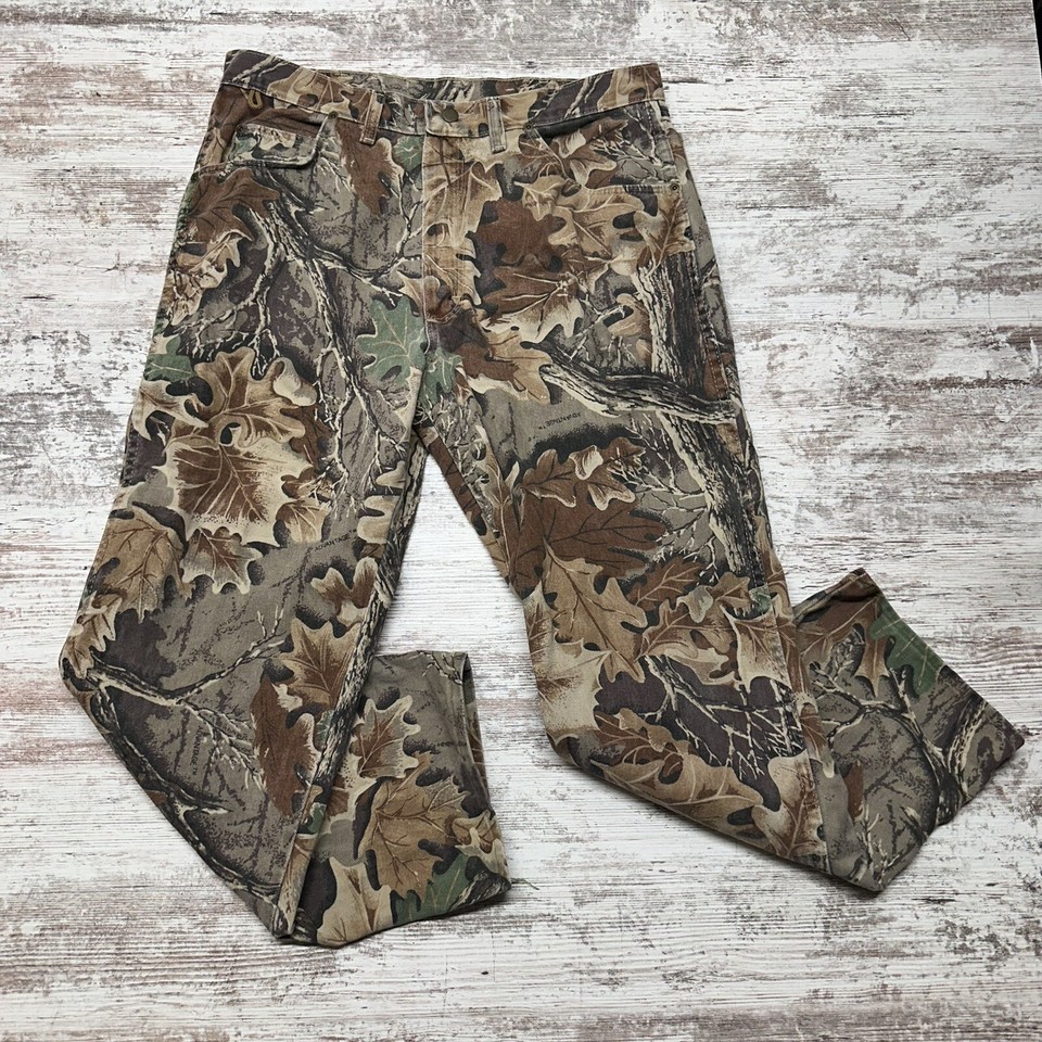 Vintage Wrangler Pants Mens 36x32 (fits 34x30) Advantage Camo Hunting