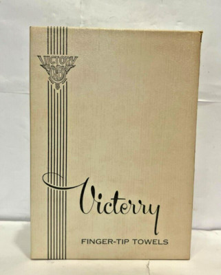 NOS Vintage Victory K&B Finger Towels W/ Soaps Early 1900's Please Read