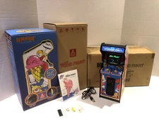 New Wave Toys Replicade Atari Food Fight 1/6 Scale Mini Arcade Black T-Molding