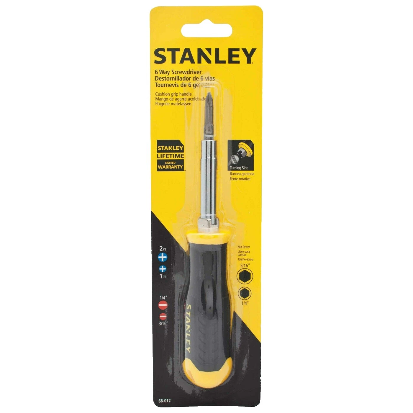 Destornilladores y desarmadores Stanley industrial con Tuerca