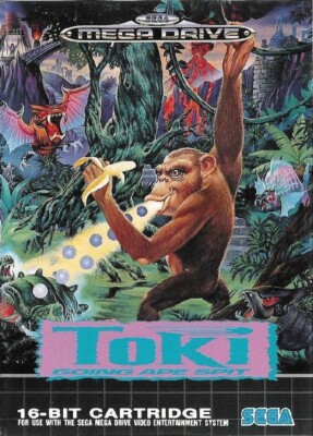 SEGA Mega Drive Spiel - Toki: Going Ape Spit mit OVP sehr guter Zustand