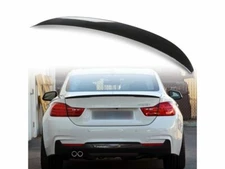 4D Carbon Fiber Look ABS Trunk Spoiler For BMW 4 Series F32 Coupe P Style