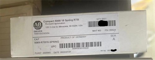 5069-RTB18-Spring SER A Compact 5000 18 Spring RTB New Sealed Terminal Block Kit