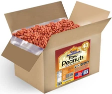 Rani Peanuts, Raw Whole With Skin (uncooked, unsalted) 40lbs (640oz) 18.14kg Box