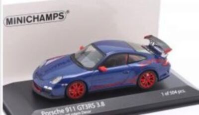 Minichamps 1:43 Porsche 911 (997.II) GT3 RS 3.8 - blue | eBay