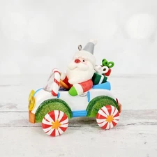 2007 Hallmark "Santa's Sweet Ride" Candy Christmas Ornament # 1