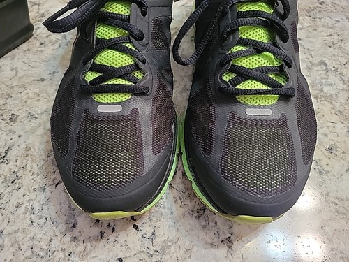 Men's Nike Air Max+ 2013 Black/Neon Green Running Shoes 487975-013 Size 9 - Picture 3 of 12