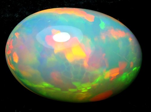 Certification Natural Ethiopian Opal Loose Gemstone Beautiful Multi Fire 5.40 Ct - Picture 2 of 9