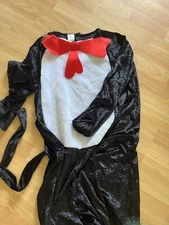 ADULT Dr. Suess S/M Costume Suit One-Piece Plus Hat Cat-in-the-Hat. ADORABLE