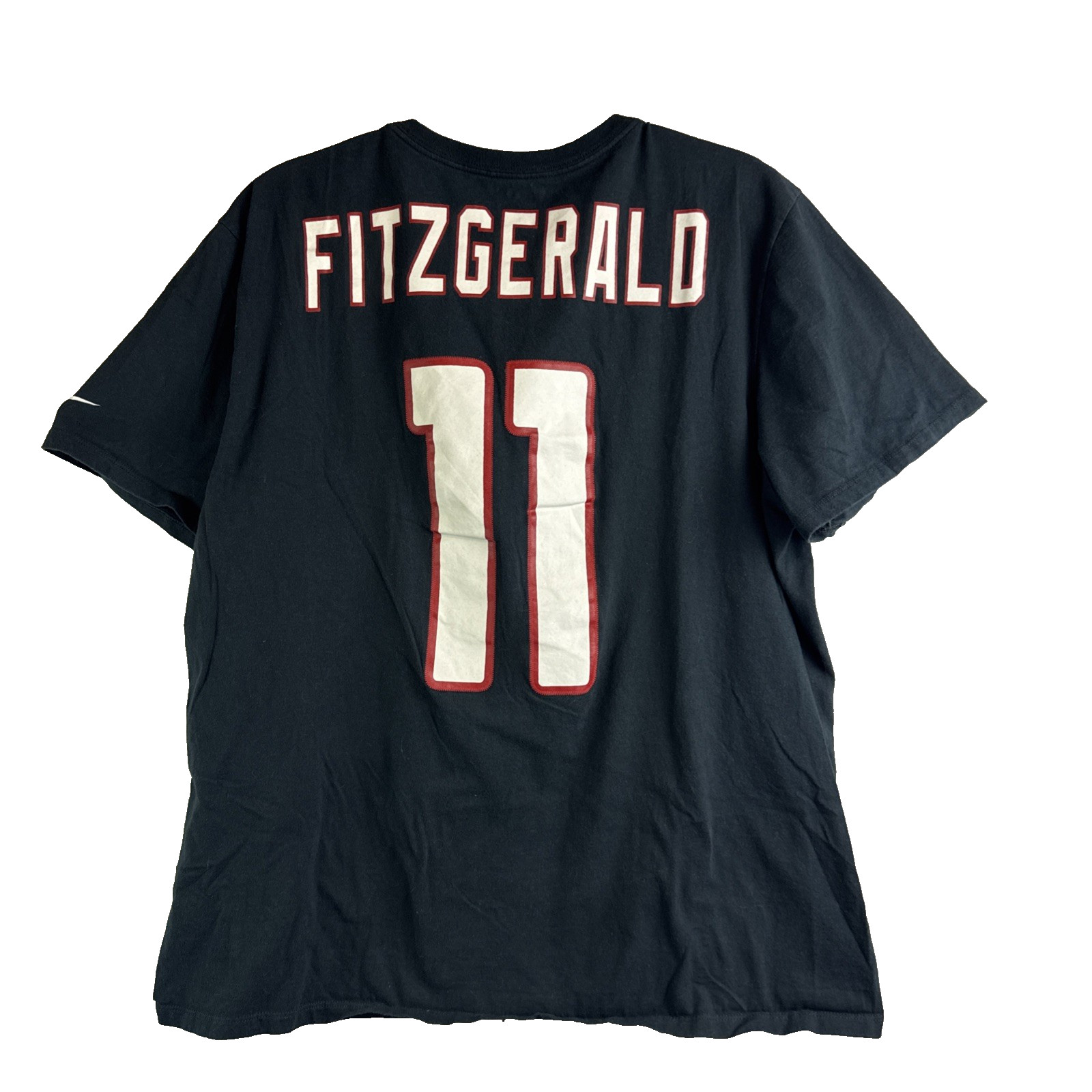Nike NFL T-Shirt Mens X-Large Arizona Cardinals XL Black Football Fitzgerald 11 thumbnail 2