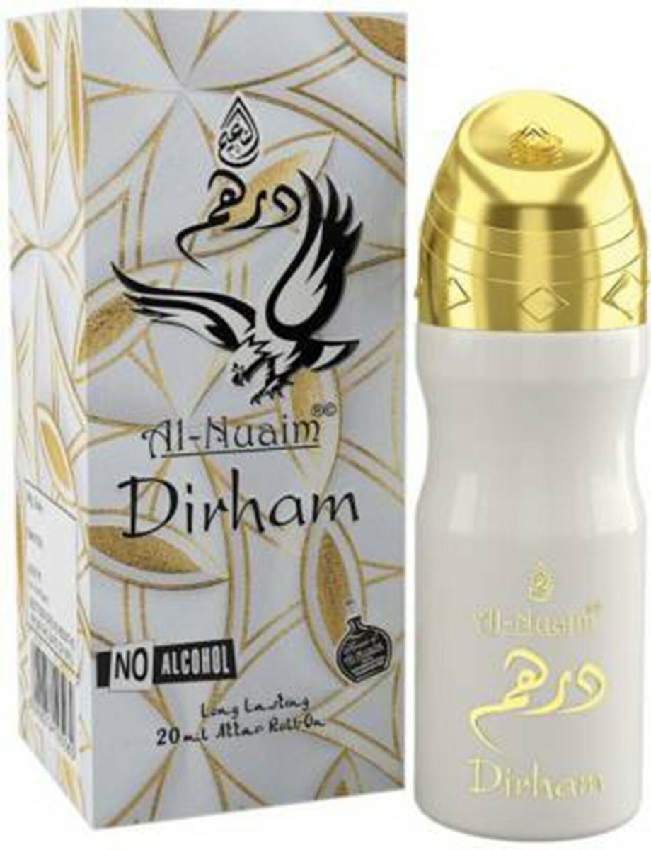 Dirham Attar Parfümöl Roll-On, 10 Ml – Alkoholfreier Duft Mit Zitrone, Jasmin & Zeder