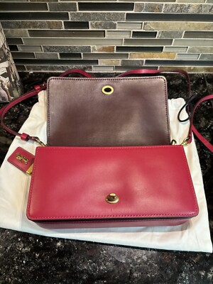 ハンドバッグ coach Coach 1941 Dinky Signature Embossed Glovetanned Leather Bright