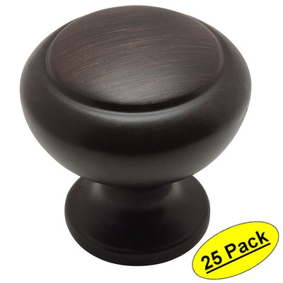 *25 Pack* Cosmas Oil Rubbed Bronze Cabinet Knobs #819ORB