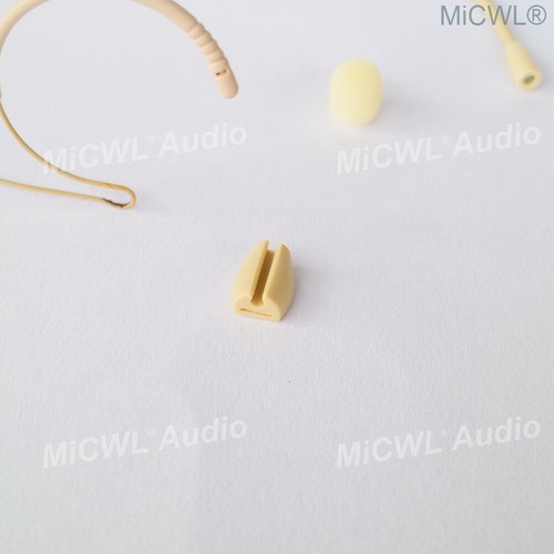 Beige Headworn Microphone for Shure Wireless WBH53 Omnidirectional Mic - Picture 7 of 7
