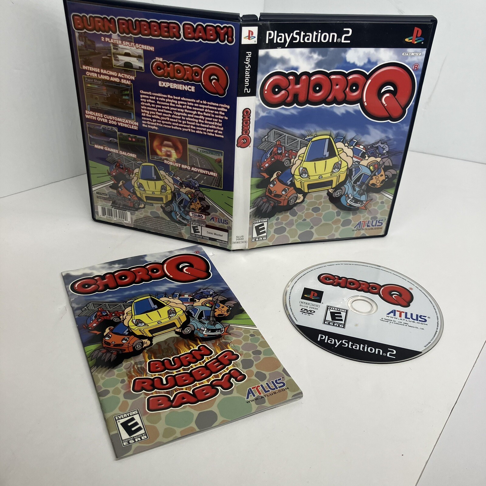 ChoroQ - Sony PlayStation 2 PS2 - Complete - Tested VG Cond