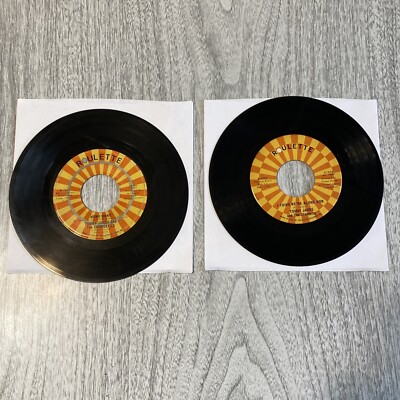 Tommy James 45 Lot of 2 Mony Mony & Think We're Alone Now Roulette
