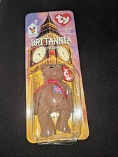 McDonaldsTy Britannia The Bear 1999 First Edition Teenie Beanie Baby With Errors