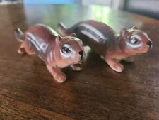 Vtg Artmark Squirrel/Chipmunk Salt And Pepper Shakers