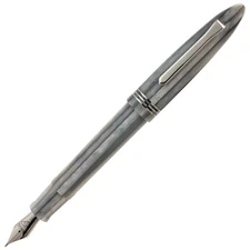 Tibaldi Bononia Fountain Pen, Pearl Mist, Palladium Trim, Made In Italy, New