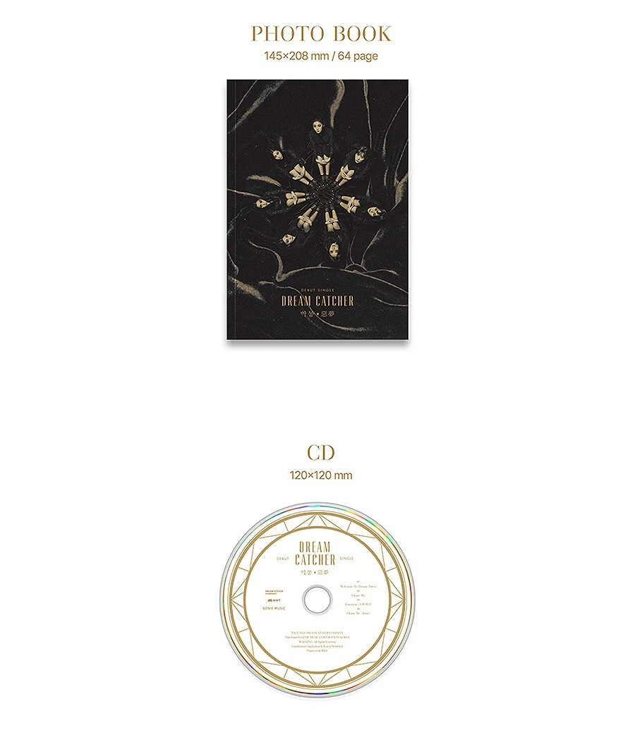 DREAMCATCHER [NIGHTMARE] 1st Single Album/CD+Photo Book+