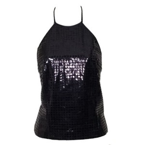 black tie halter top